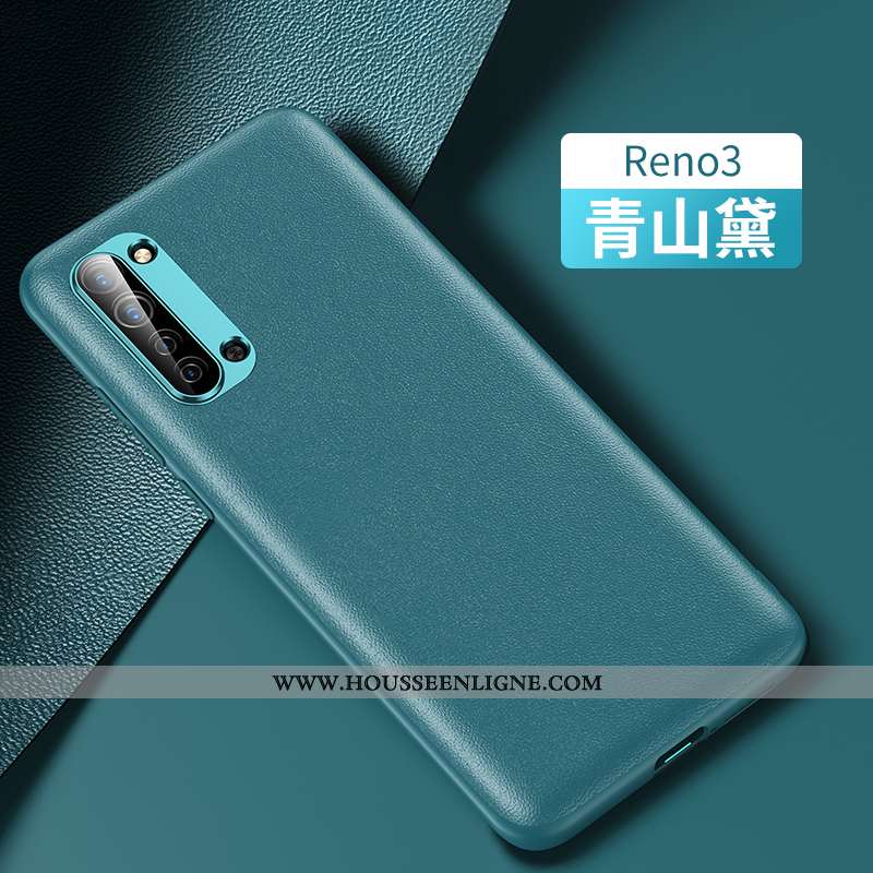 Housse Oppo Reno 3 Modèle Fleurie Cuir Incassable Tout Compris Nouveau Membrane Coque Orange