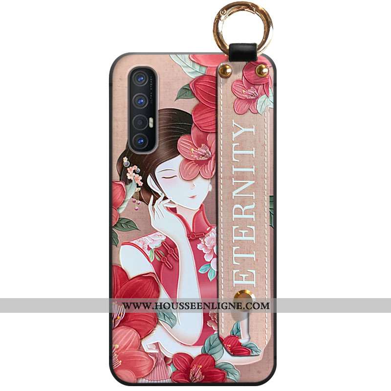 Housse Oppo Reno 3 Pro Ornements Suspendus Rouge Téléphone Portable Vent Nouveau Coque
