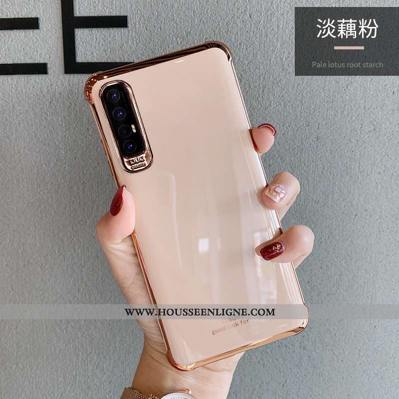 Housse Oppo Reno 3 Pro Personnalité Créatif Blanc Fluide Doux Net Rouge Nouveau Coque Blanche