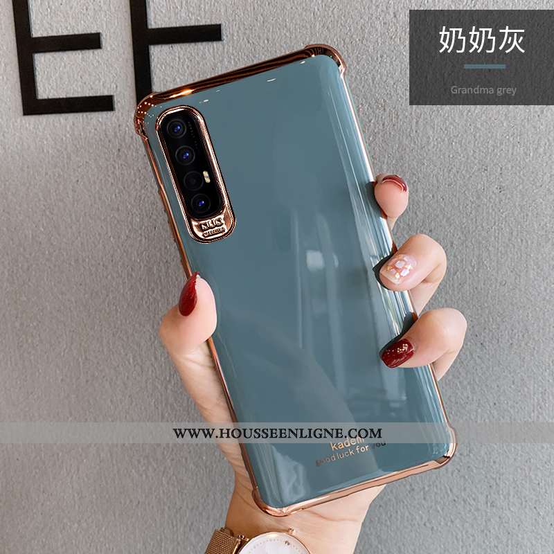 Housse Oppo Reno 3 Pro Personnalité Créatif Blanc Fluide Doux Net Rouge Nouveau Coque Blanche