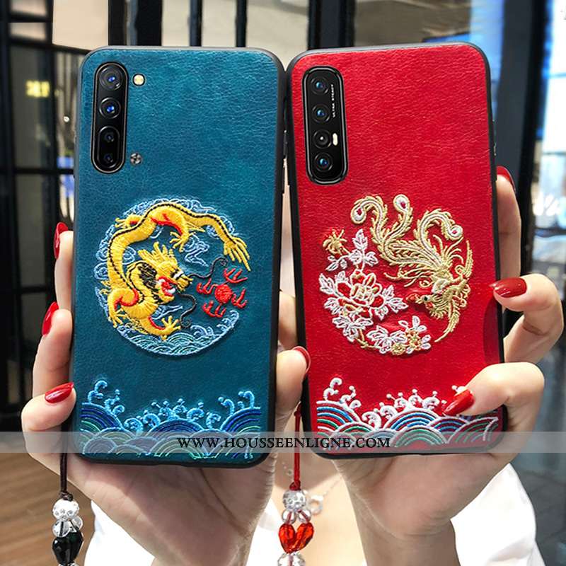 Housse Oppo Reno 3 Pro Tendance Fluide Doux Amoureux Nouveau Style Chinois Téléphone Portable Incass