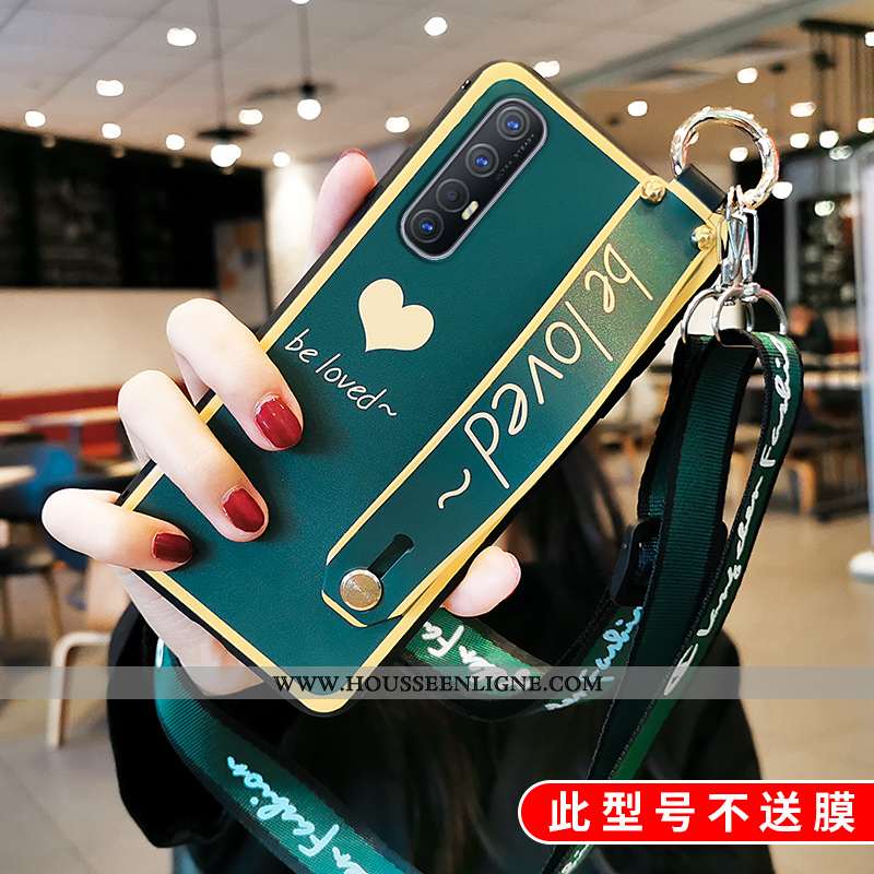 Housse Oppo Reno 3 Pro Tendance Fluide Doux Bleu Clair Téléphone Portable Incassable Protection