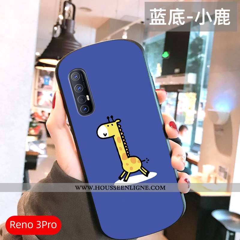 Housse Oppo Reno 3 Pro Ultra Légère Tout Compris Téléphone Portable Miroir Vent Incassable Rose
