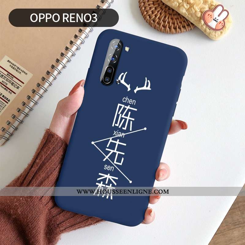 Housse Oppo Reno 3 Silicone Protection Coque Clair Net Rouge Frais Étui