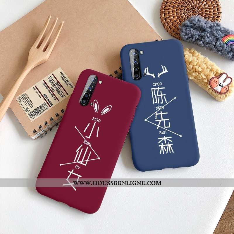 Housse Oppo Reno 3 Silicone Protection Coque Clair Net Rouge Frais Étui