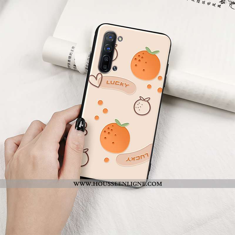 Housse Oppo Reno 3 Silicone Protection Fruit Étui Tendance Téléphone Portable Fluide Doux Verte