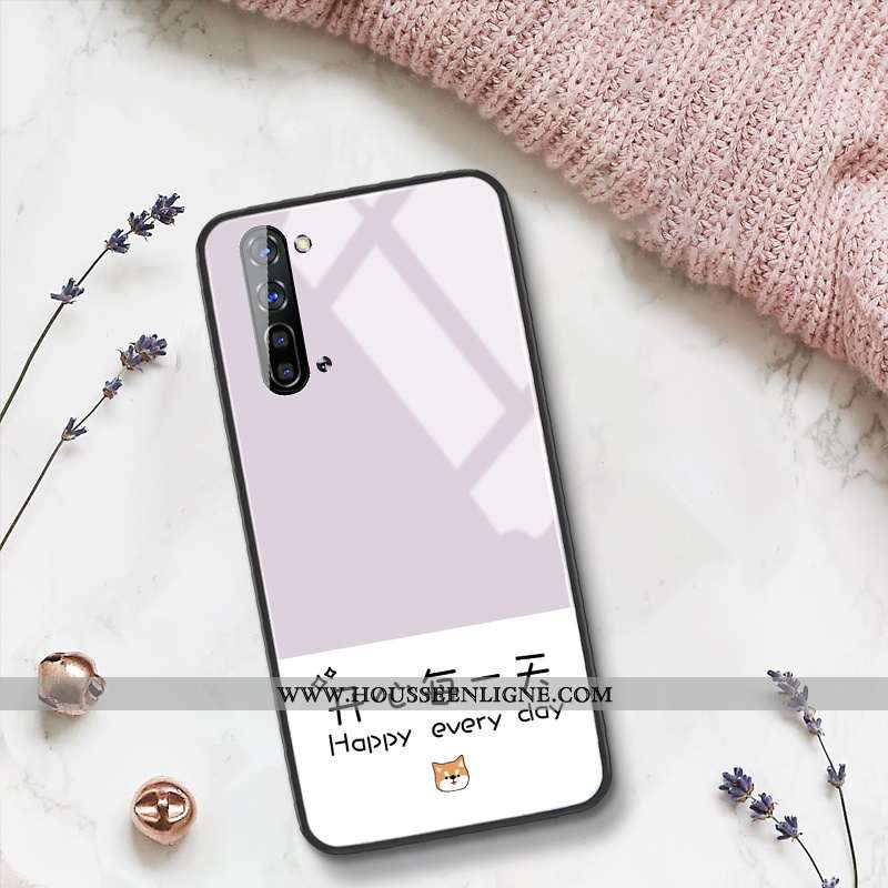 Housse Oppo Reno 3 Silicone Protection Petit Étui Tendance Frais Téléphone Portable Rose