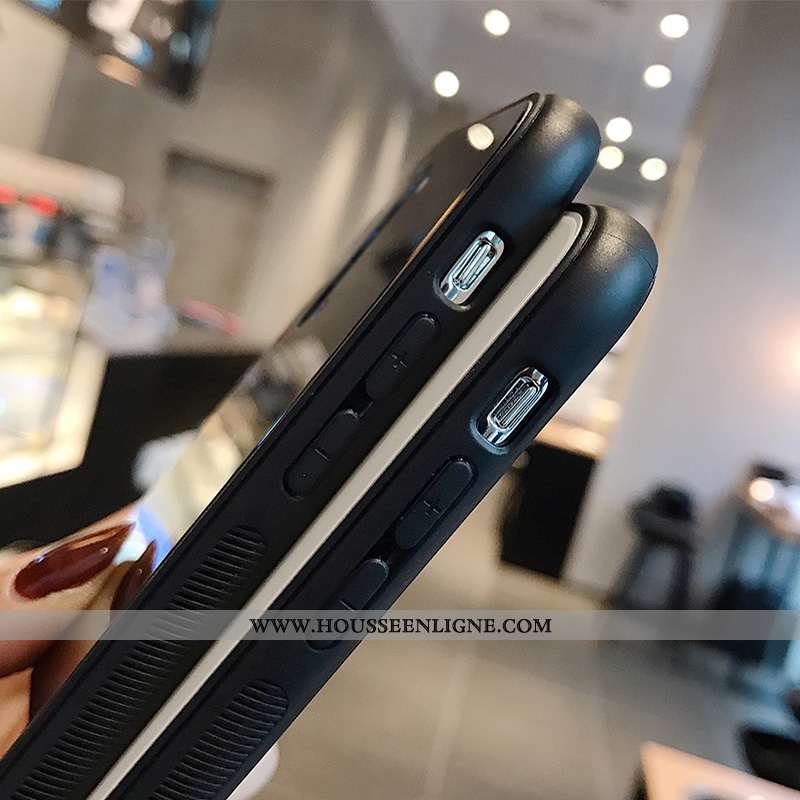 Housse Oppo Reno 3 Verre Personnalité Tout Compris Net Rouge Coque Noir Étui