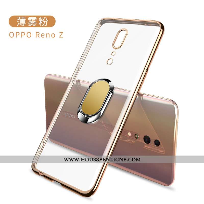 Housse Oppo Reno Z Légère Fluide Doux Incassable Ultra Tendance Or Protection Doré