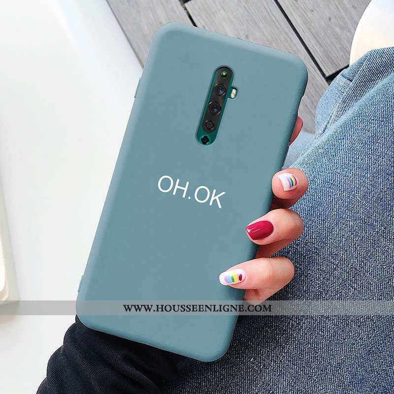 Housse Oppo Reno2 Créatif Ultra Coque Vent Simple Amoureux Tout Compris Rouge