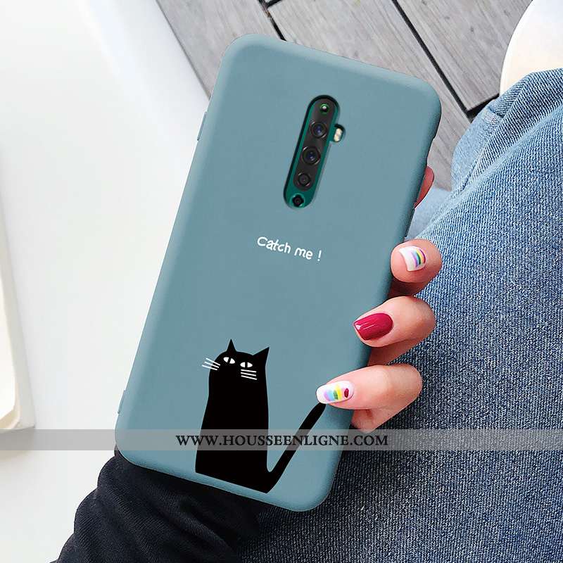 Housse Oppo Reno2 Créatif Ultra Coque Vent Simple Amoureux Tout Compris Rouge