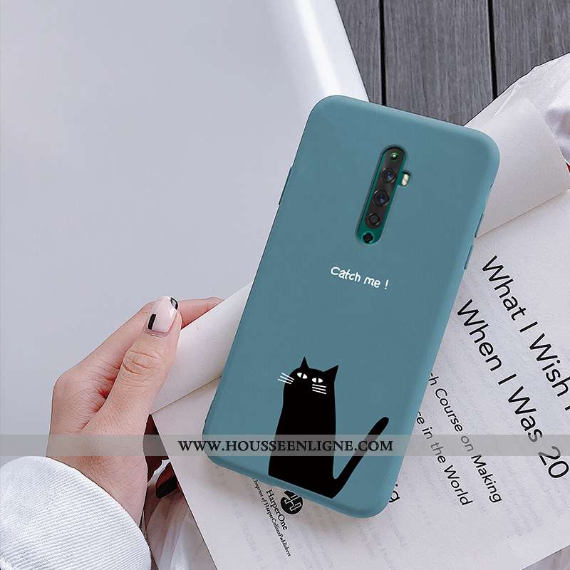 Housse Oppo Reno2 Créatif Ultra Coque Vent Simple Amoureux Tout Compris Rouge