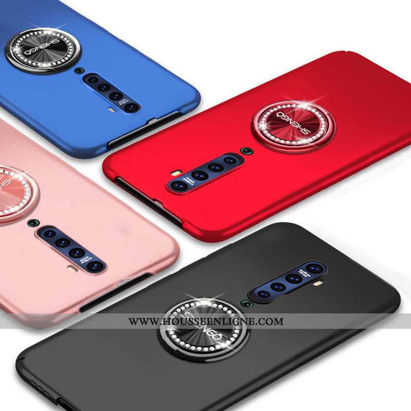 Housse Oppo Reno2 Personnalité Créatif Étui Support Tout Compris Incassable Noir