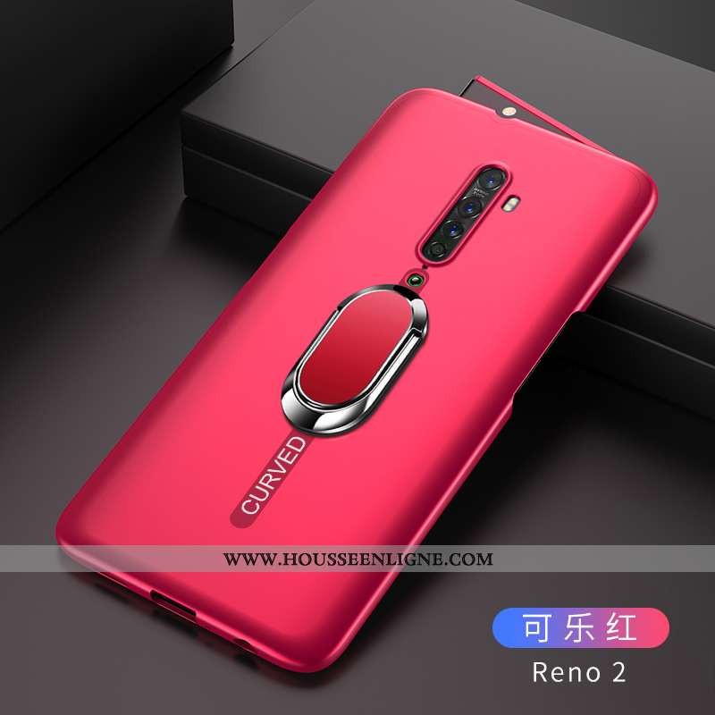 Housse Oppo Reno2 Tendance Légère Étui Tout Compris Bleu Marin Incassable Protection Bleu Foncé