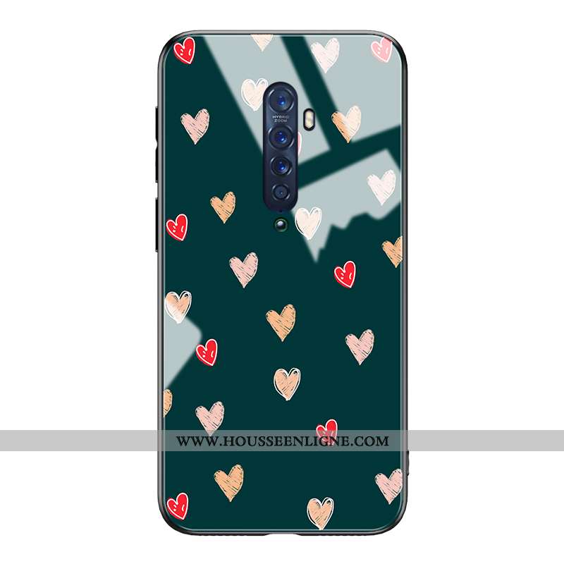 Housse Oppo Reno2 Z Créatif Ultra Protection Tendance Tout Compris Difficile Net Rouge Rose