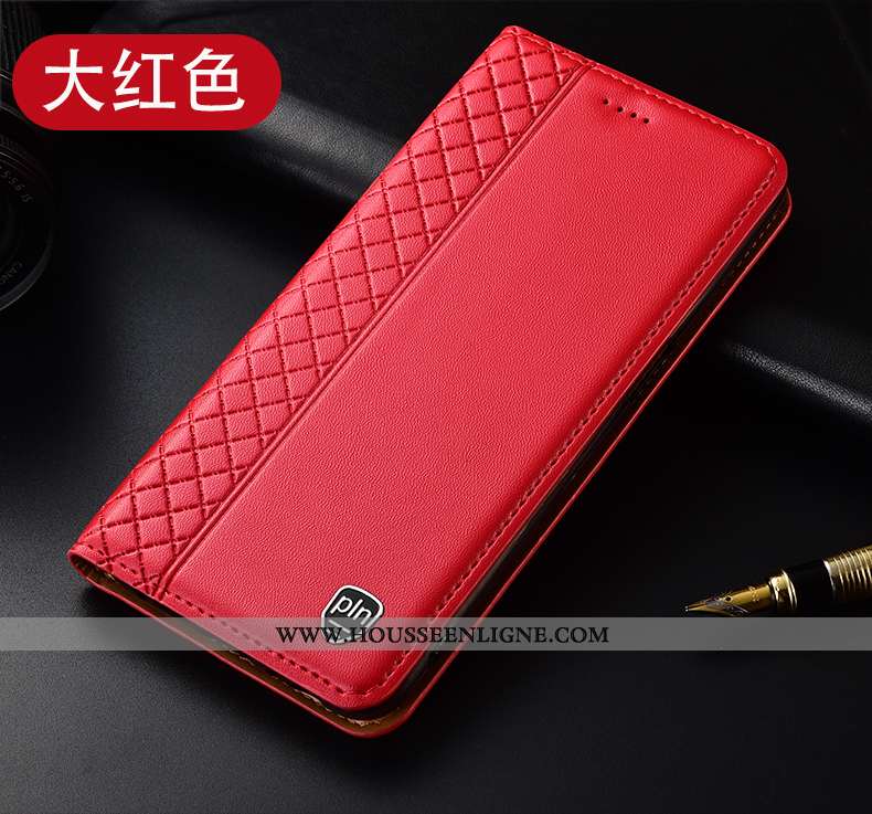 Housse Oppo Reno2 Z Cuir Véritable Protection Coque Étui Incassable Téléphone Portable Tout Compris 