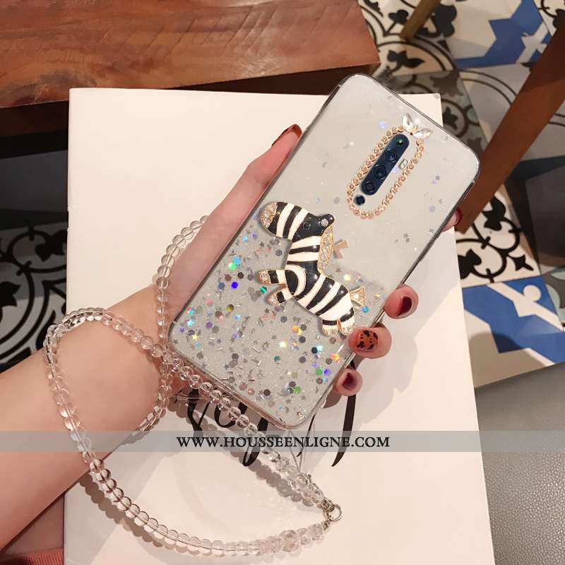 Housse Oppo Reno2 Z Dessin Animé Charmant Jeunesse Vert Personnalité Couvercle Arrière Téléphone Por