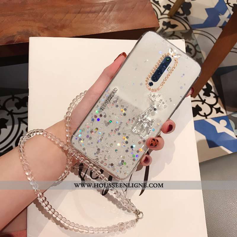Housse Oppo Reno2 Z Dessin Animé Charmant Jeunesse Vert Personnalité Couvercle Arrière Téléphone Por