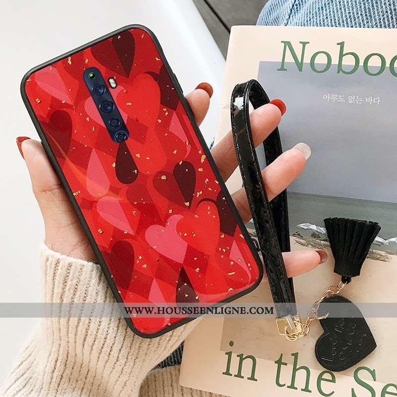 Housse Oppo Reno2 Z Dessin Animé Charmant Silicone Incassable Fluide Doux Tendance Protection Beige