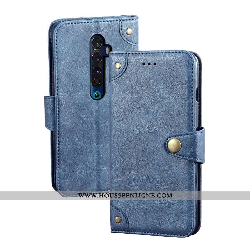 Housse Oppo Reno2 Z Protection Personnalité Support Téléphone Portable Tendance Cuir Nouveau Bordeau