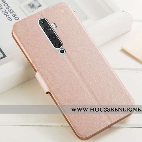 Housse Oppo Reno2 Z Strass Ornements Suspendus Étui Clamshell Support Téléphone Portable Coque Champ
