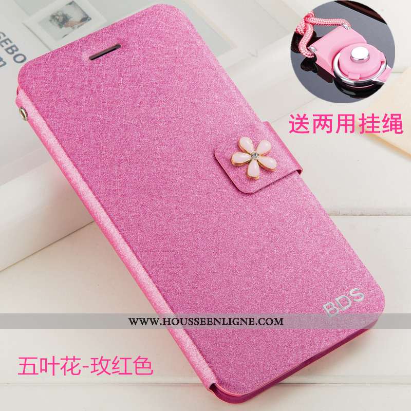 Housse Oppo Reno2 Z Strass Ornements Suspendus Étui Clamshell Support Téléphone Portable Coque Champ