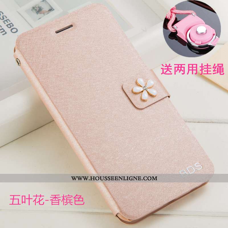 Housse Oppo Reno2 Z Strass Ornements Suspendus Étui Clamshell Support Téléphone Portable Coque Champ