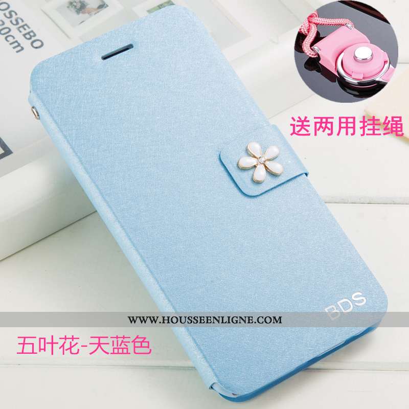 Housse Oppo Reno2 Z Strass Ornements Suspendus Étui Clamshell Support Téléphone Portable Coque Champ