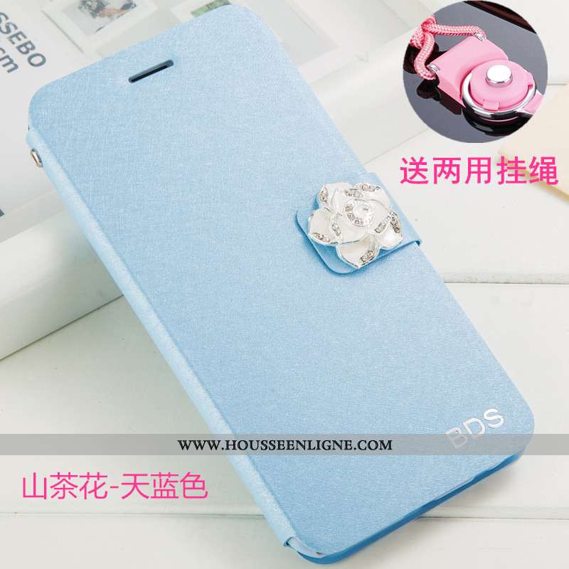 Housse Oppo Reno2 Z Strass Ornements Suspendus Étui Clamshell Support Téléphone Portable Coque Champ