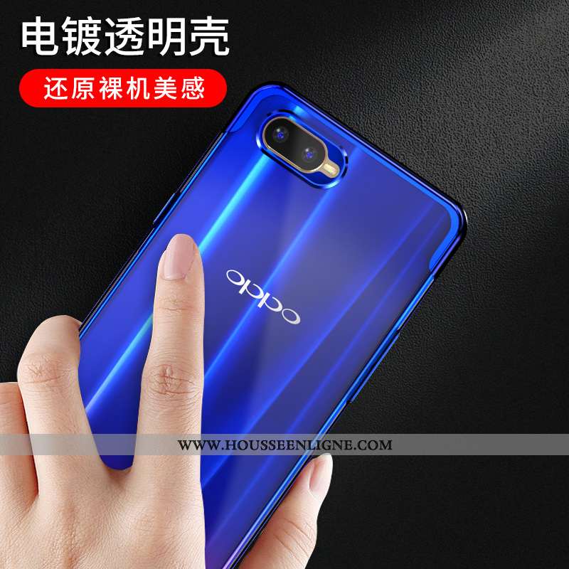 Housse Oppo Rx17 Neo Protection Tendance Étui Coque Silicone Fluide Doux Mode Rouge