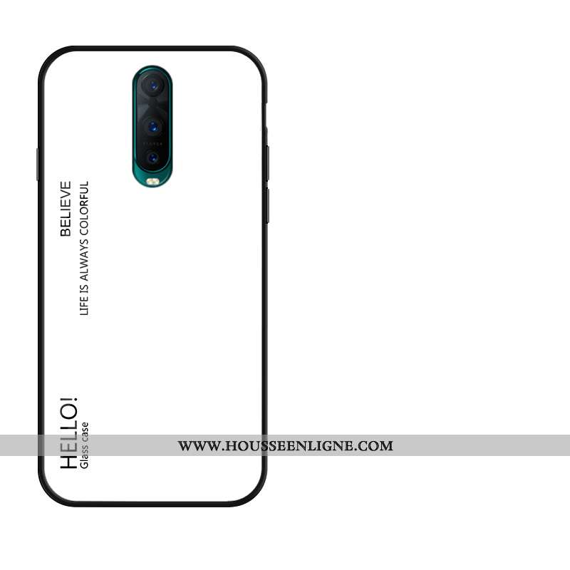 Housse Oppo Rx17 Pro Silicone Protection Verre Membrane Tempérer Fluide Doux Incassable Rouge