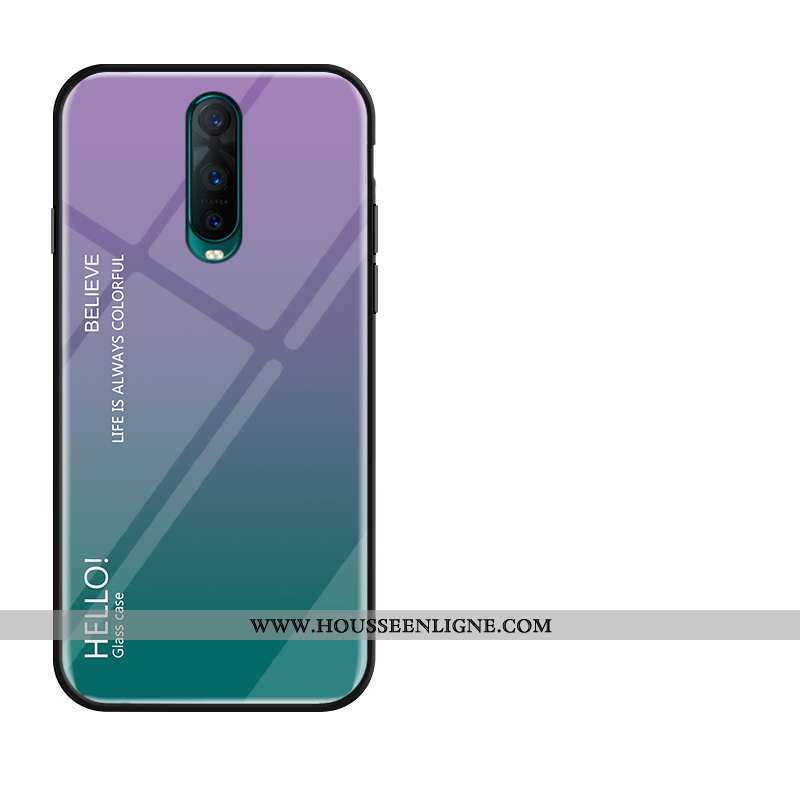 Housse Oppo Rx17 Pro Silicone Protection Verre Membrane Tempérer Fluide Doux Incassable Rouge