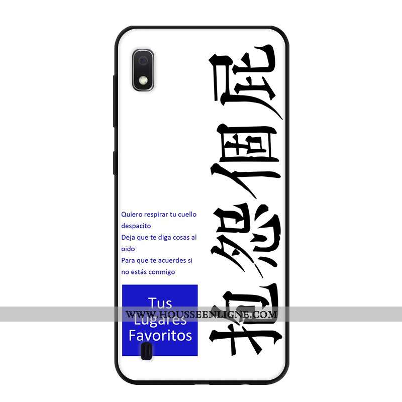 Housse Samsung Galaxy A10 Créatif Dessin Animé Étui Étoile Protection Vert Téléphone Portable Verte