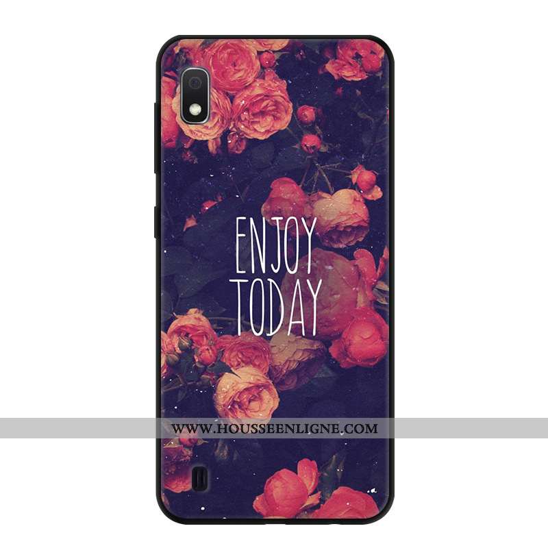 Housse Samsung Galaxy A10 Créatif Dessin Animé Étui Étoile Protection Vert Téléphone Portable Verte