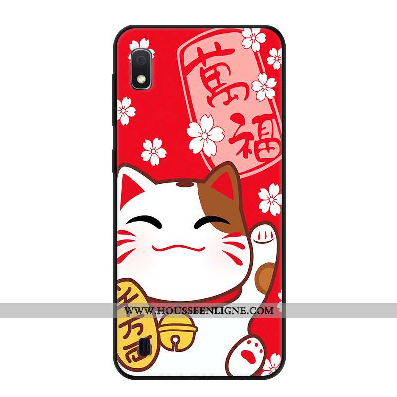 Housse Samsung Galaxy A10 Créatif Dessin Animé Étui Étoile Protection Vert Téléphone Portable Verte