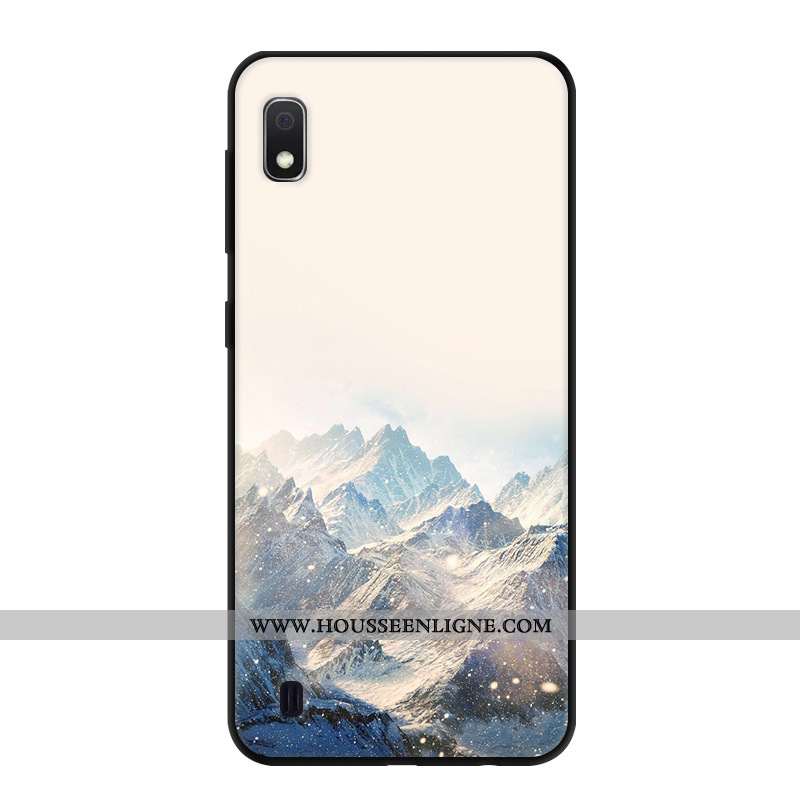 Housse Samsung Galaxy A10 Créatif Dessin Animé Étui Étoile Protection Vert Téléphone Portable Verte