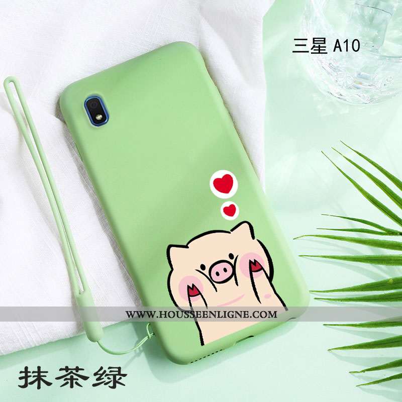 Housse Samsung Galaxy A10 Personnalité Créatif Incassable Net Rouge Téléphone Portable Simple Refroi