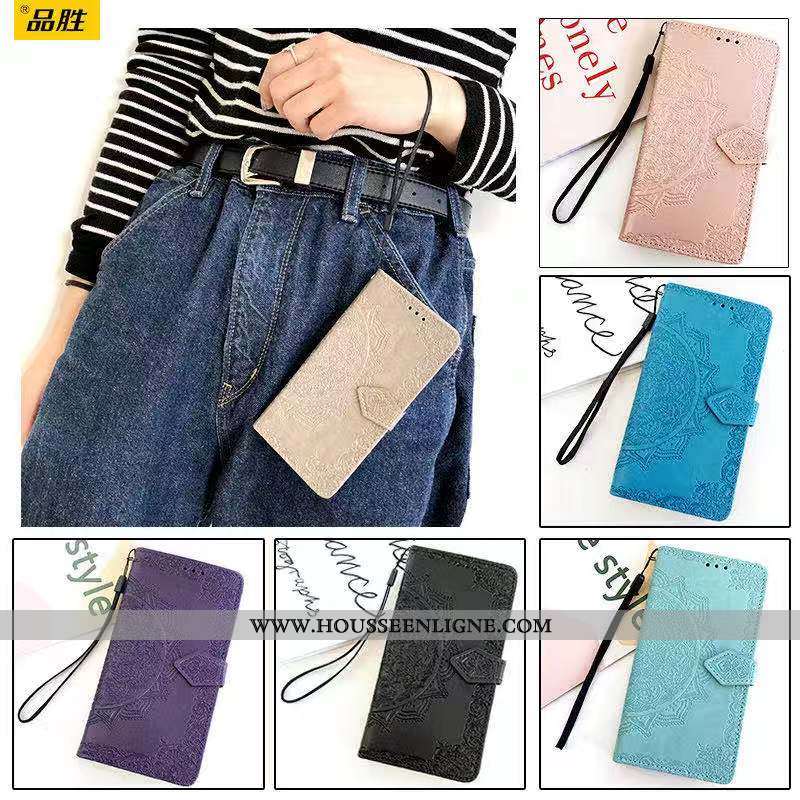 Housse Samsung Galaxy A10 Protection Ornements Suspendus Incassable Coque Tout Compris Cuir Gaufrage
