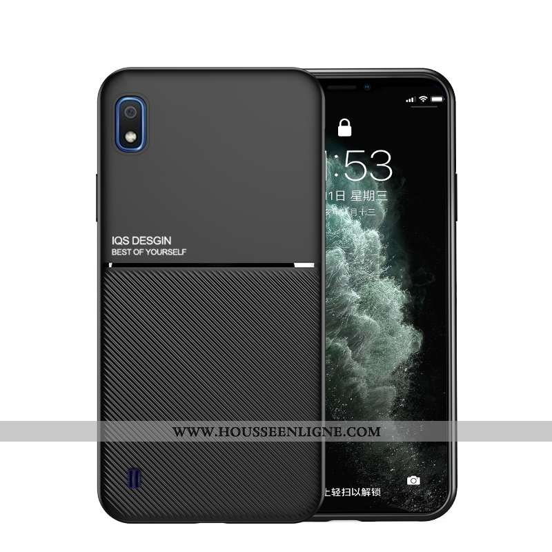 Housse Samsung Galaxy A10 Protection Tendance Membrane Simple Luxe Tout Compris Noir