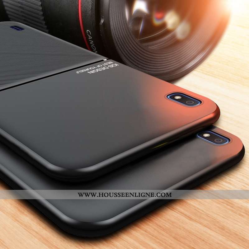 Housse Samsung Galaxy A10 Protection Tendance Membrane Simple Luxe Tout Compris Noir