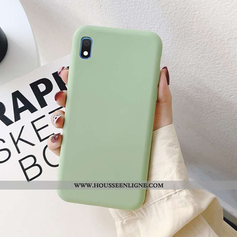 Housse Samsung Galaxy A10 Tendance Légère Tout Compris Vert Étui Coque Légères Verte