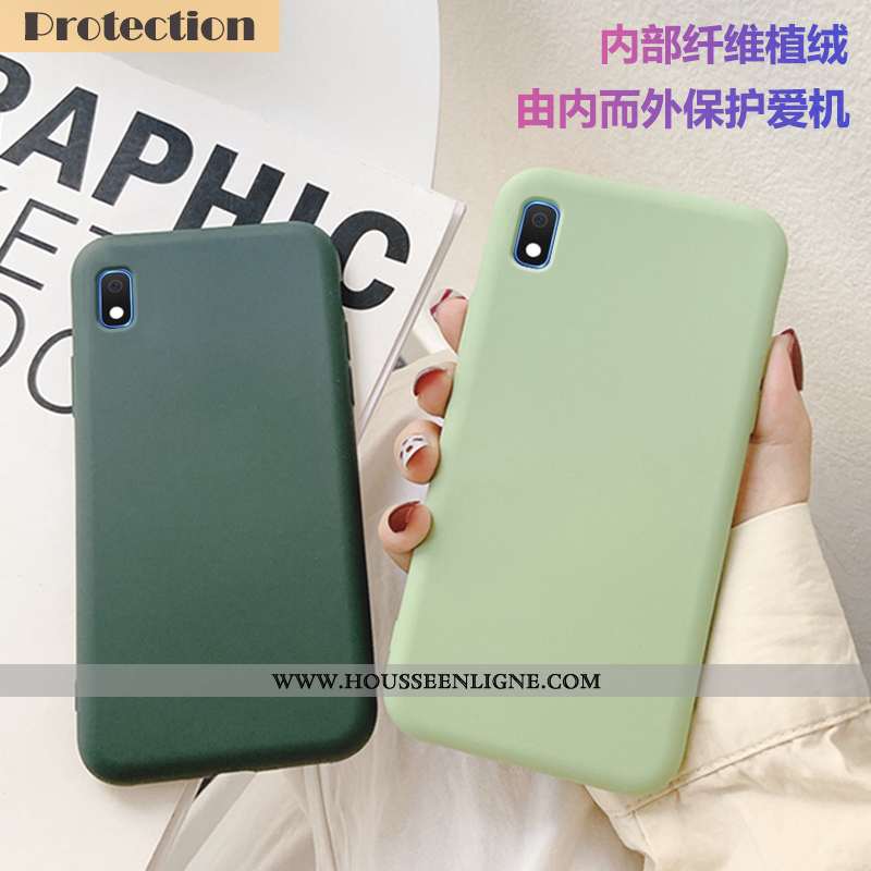 Housse Samsung Galaxy A10 Tendance Légère Tout Compris Vert Étui Coque Légères Verte