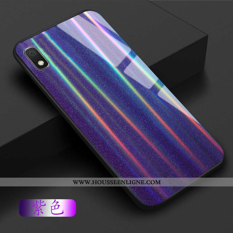 Housse Samsung Galaxy A10 Verre Protection Tout Compris Étoile Étui Vert Coque Verte