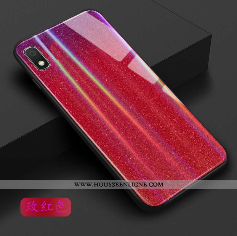 Housse Samsung Galaxy A10 Verre Protection Tout Compris Étoile Étui Vert Coque Verte