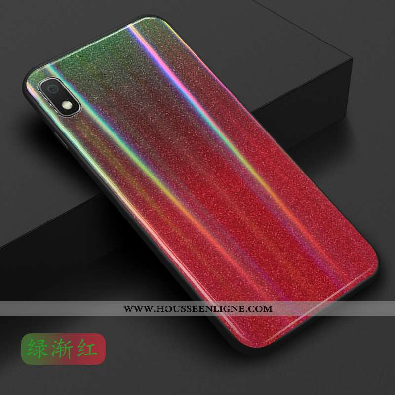 Housse Samsung Galaxy A10 Verre Protection Tout Compris Étoile Étui Vert Coque Verte