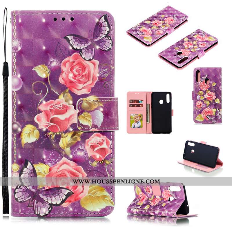 Housse Samsung Galaxy A10s Fluide Doux Protection Étoile Rose Incassable Téléphone Portable Étui