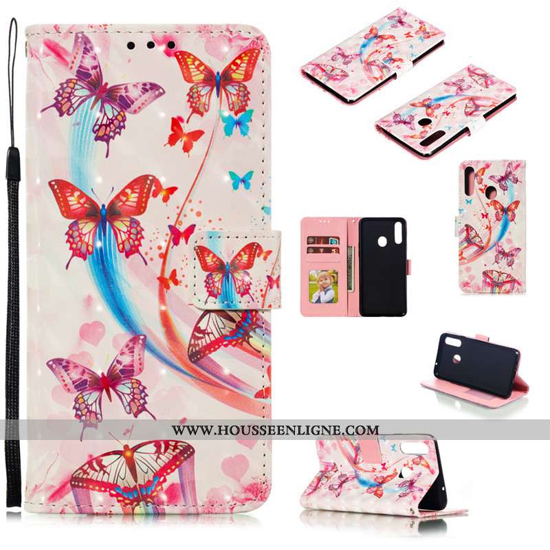 Housse Samsung Galaxy A10s Fluide Doux Protection Étoile Rose Incassable Téléphone Portable Étui