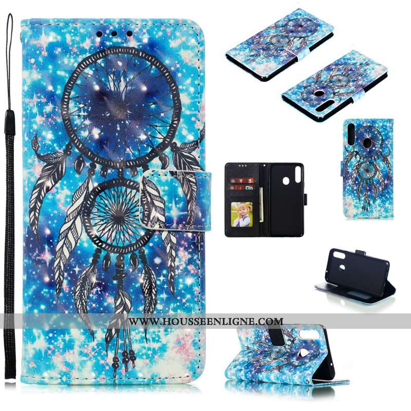 Housse Samsung Galaxy A10s Fluide Doux Protection Étoile Rose Incassable Téléphone Portable Étui