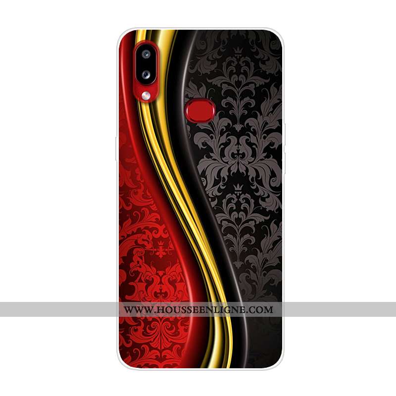 Housse Samsung Galaxy A10s Silicone Étui Incassable Étoile Coque Téléphone Portable Noir