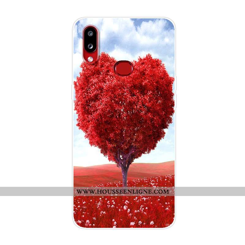 Housse Samsung Galaxy A10s Silicone Étui Incassable Étoile Coque Téléphone Portable Noir